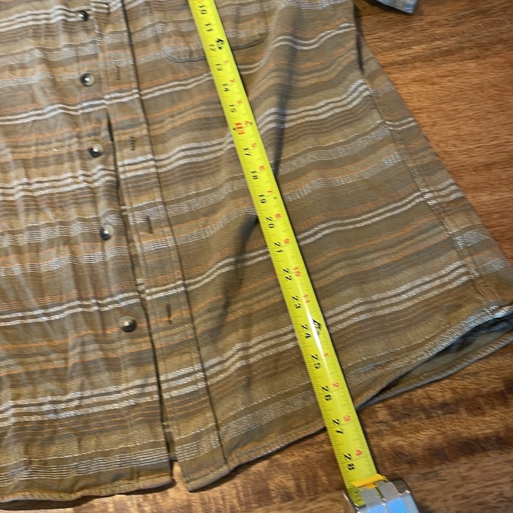 Pendleton Short Sleeve Button Up Olive M - image 5